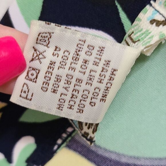 Split Skate/Surf Floral Print Flutter Sleeve Stretchy Knit V-Neck Dress Summer - Picture 7 of 10